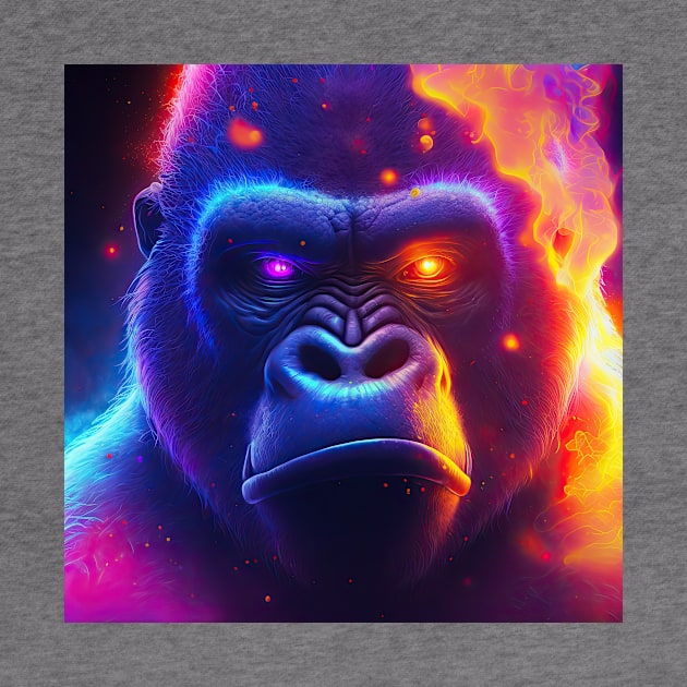 Fiery Gorilla by wumples